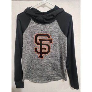 G-III 4Her Carl Banks San Francisco Giants MLB Pullover Hoodie Size Small Black